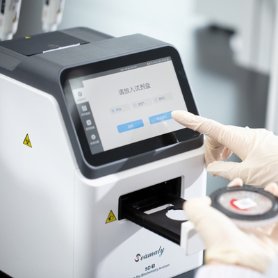 Medizinische trockene volle automatische Biochemie-trockene biochemische Analysator-Blutprobe-Maschine Seamaty SD1 200mm (L)*252mm (W)*299mm (H)